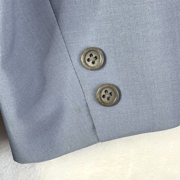 VTG Yves Saint Laurent France Horowitz Wool Blend 2 Button Suit Jacket Mens 39 - Picture 9 of 13